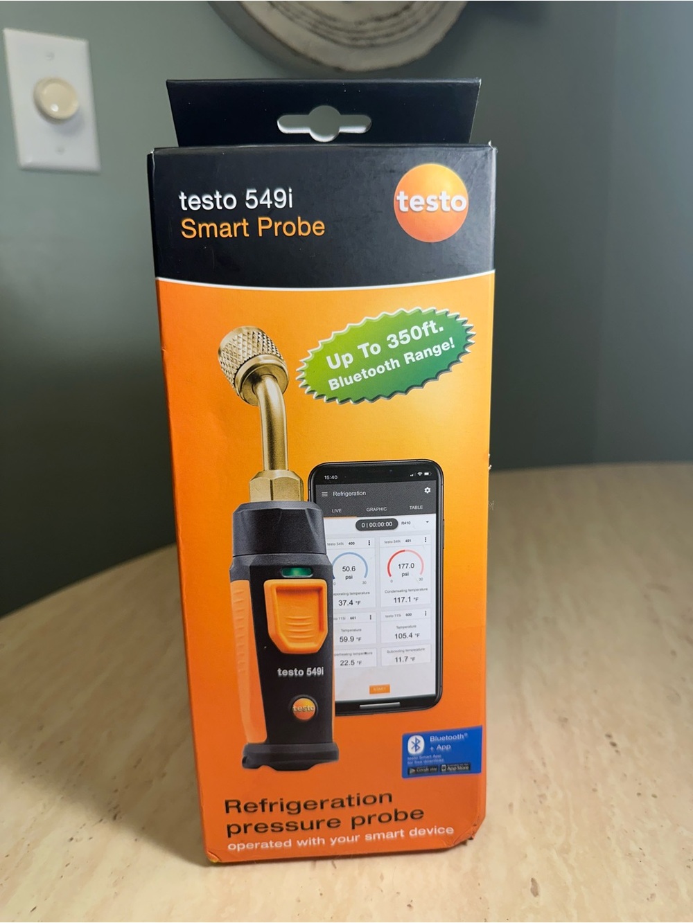 NEW Testo 549i Smart Probe Refrigeration Pressure Gauge Bluetooth 0560 2549 03